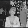 Celeste Holm at opening night of the stage production Flora, the Red Menace