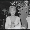 Celeste Holm at opening night for the stage production Flora, the Red Menace