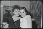 Judy Garland and Liza Minnelli at opening night for the stage production Flora, the Red Menace