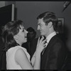 Liza Minnelli and Peter Allen at opening night of the stage production Flora, the Red Menace