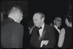 Harold Prince [center] at opening night for the stage production Flora, the Red Menace