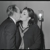 Vincente Minnelli and Liza Minnelli at opening night of the stage production Flora, the Red Menace