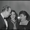 Vincente Minnelli, Liza Minnelli and Judy Garland at opening night of the stage production Flora, the Red Menace