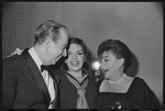 Vincente Minnelli, Liza Minnelli and Judy Garland at opening night of the stage production Flora, the Red Menace