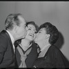 Vincente Minnelli, Liza Minnelli and Judy Garland at opening night for the stage production Flora, the Red Menace