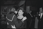 Liza Minnelli and Judy Garland at opening night of the stage production Flora, the Red Menace
