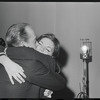 Vincente Minnelli and Liza Minnelli at opening night of the stage production Flora, the Red Menace
