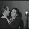 Vincente Minnelli and Liza Minnelli at opening night of the stage production Flora, the Red Menace