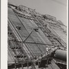 Shasta Dam, Shasta County, California. Face of the dam under construction