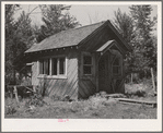 Ola, Idaho. FSA (Farm Security Administration) Ola self-help cooperative. The office was built by the members with lumber sawed at their own mill