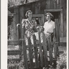 Ola, Idaho. FSA (Farm Security Administration) Ola self-help cooperative. Wives of some of the members with a daughter of one