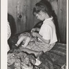 Ola, Idaho. FSA (Farm Security Administration) Ola self-help cooperative. Daughter of a member