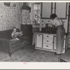 Ola, Idaho. Farm Security Adminsitration Ola self-help cooperative. Wife and child of a member