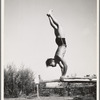 Japanese American farm worker at swimming pool, he lives at a CCC camp now under FSA management. Rupert, Idaho