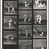 Contact sheet of rehearsal of Á La Française