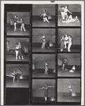 Contact sheet of rehearsal of Á La Française