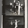 Andre Eglevsky, rehearsing at SAB with George Balanchine, Maria Tallchief, Jillana, Irene Larsson, Barbara Bocher and Constance Garfield.