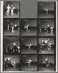 Andre Eglevsky, rehearsing at SAB with George Balanchine, Maria Tallchief, Jillana, Irene Larsson, Barbara Bocher and Constance Garfield.