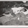 Tubercular wife of agricultural day laborer living on Poteau Creek near Spiro, Oklahoma. Sequoyah County