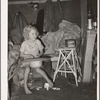 Child of agricultural day laborer in tent home near Spiro, Oklahoma. Sequoyah County