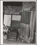 Interior of home of Negro agricultural day laborer. Wagoner County, Oklahoma