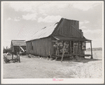 Old grocery store serving an agricultural community in the Arkansas River bottoms near Vian, Oklahoma