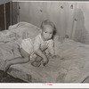 Child of tenant farmer. Arkansas River bottoms near Vian, Oklahoma