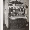 Dresser in home of Negro agricultural day laborer living in small town in Muskogee County, Oklahoma