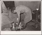 Taking the family lamp along with them to California from Muskogee, Oklahoma