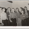 Boys of summer camp at El Porvenir, New Mexico, singing