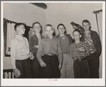 Boys of summer camp at El Porvenir, New Mexico, singing