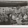 Boys at summer camp eating breakfast. El Porvenir, New Mexico