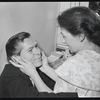 Johnnie Ray and Eileen Rogers at opening night of the stage production Fiorello!