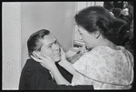 Johnnie Ray and Eileen Rogers at opening night of the stage production Fiorello!
