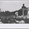 Actors in an evening performance of Romeo and Juliet