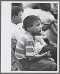 Shakespeare in the Park, boy in audience