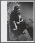 Woman and girl in the East River Park Amphitheatre