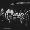 Paul Lipson, Mimi Randolph and unidentified others in the stage production Fiddler on the Roof