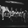 Paul Lipson, Mimi Randolph and unidentified others in the stage production Fiddler on the Roof