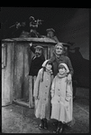 Paul Lipson, Mimi Randolph and unidentified others in the stage production Fiddler on the Roof