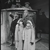 Paul Lipson, Mimi Randolph and unidentified others in the stage production Fiddler on the Roof