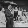 Paul Lipson, Mimi Randolph and ensemble in the stage production Fiddler on the Roof