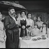 Paul Lipson, Mimi Randolph and ensemble in the stage production Fiddler on the Roof