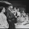 Paul Lipson, Mimi Randolph and ensemble in the stage production Fiddler on the Roof