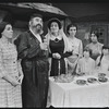 Paul Lipson, Mimi Randolph and ensemble in the stage production Fiddler on the Roof