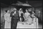 Paul Lipson, Mimi Randolph and ensemble in the stage production Fiddler on the Roof