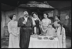 Paul Lipson, Mimi Randolph and ensemble in the stage production Fiddler on the Roof