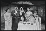 Paul Lipson, Mimi Randolph and ensemble in the stage production Fiddler on the Roof