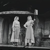 Barbara Coggin and Susan Lehman in the stage production Fiddler on the Roof