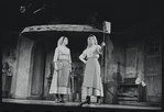 Barbara Coggin and Susan Lehman in the stage production Fiddler on the Roof